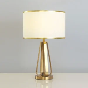 Modern Brass Finish Triplet Metal Table Lamp TL-B016 2