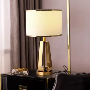 Modern Brass Finish Triplet Metal Table Lamp TL-B016 4