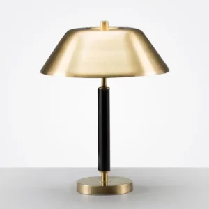 Modern Brass& Black Flared Top Table Lamp TL-B017 1