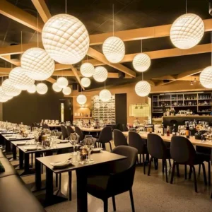 Modern White Round Acrylic Pendant Light MA1010 4