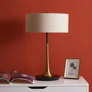 Minimalist Brass & Black Metal Table Lamp TL-B021 2