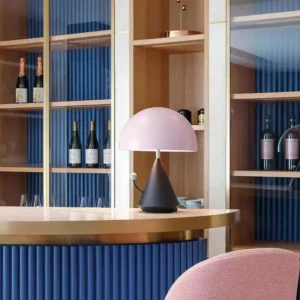 Minimalist Pink Dome Mushroom Table Lamp TL-B023 1