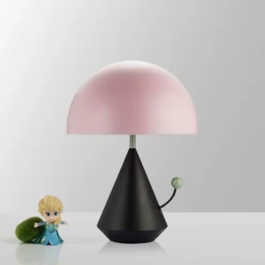 Minimalist Pink Dome Mushroom Table Lamp TL-B023 2
