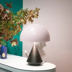 Minimalist Pink Dome Mushroom Table Lamp TL-B023 3