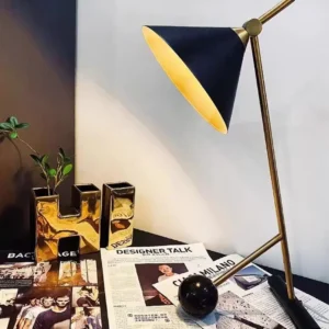 Elegant Marble& Metal Modern Bedroom Bedside Lamp TL-B024 3
