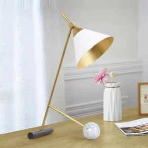 Elegant Marble& Metal Modern Bedroom Bedside Lamp TL-B024 4