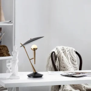 Min-Century Modern UFO Wing Metal Desk Lamp TL-B026 2