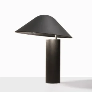 Modern Black Cone Shade Cylinder Base Table Lamp TL-B029 3