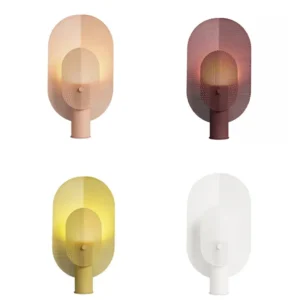 Modern Double Oval Mesh Shade Table Lamp TL-B031 2