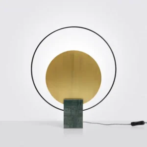 Modern marble base and metal ring Table Lamp TL-D006 4