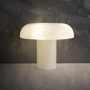 Modern Alabaster Oval Dome Table Lamp TL-K001 4