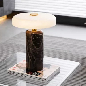 Marble Base Glass Shade Table Lamp TL-D002 6