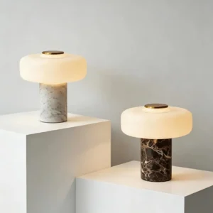Marble Base Opal Glass Table Lamp TL-D003 7