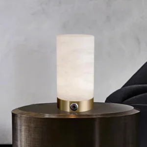 Modern Alabaster Cylinder Table Lamp TL-K007 3