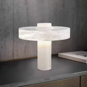 Modern Alabaster Disc Table Lamp TL-K006 3