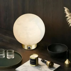 Modern Alabaster Globe Table Lamp TL-K008 2