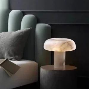 Modern Alabaster Oval Dome Table Lamp TL-K001 2