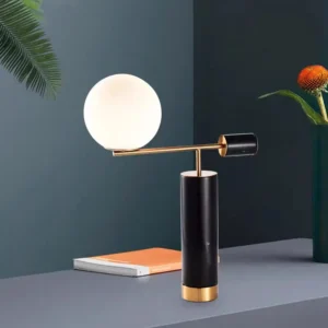 Modern Balance Marble and Glass Table Lamp TL-D005 4