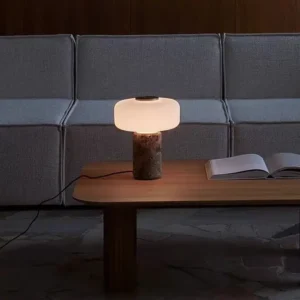 Marble Base Opal Glass Table Lamp TL-D003 1