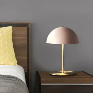 Minimalist Pink Half Dome Shade Table Lamp TL-B040 1