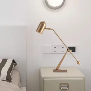 Brass Finish Adjustable Balance Arm Task Reading Desk Lamp TL-B042 2