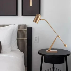 Brass Finish Adjustable Balance Arm Task Reading Desk Lamp TL-B042 3