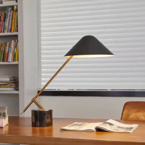 Minimalist Marble & Metal Task Reading Table Lamp TL-B046 3