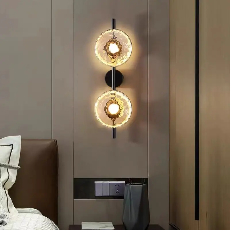 Minimalist Glass Wall Sconce for Bedroom/ Bedside/ Hallyway/Hotel WA1011 11