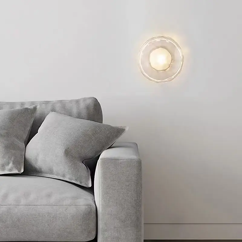 Minimalist Glass Wall Sconce for Bedroom/ Bedside/ Hallyway/Hotel WA1011 10