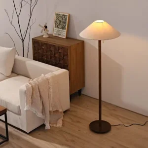 Minimalist Solid Wood Pole Standing Floor Lamp FL-B003 1