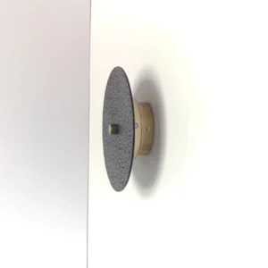 Minimalist Black Speckled Textured Disc LED Wall Sconce WA1019 1