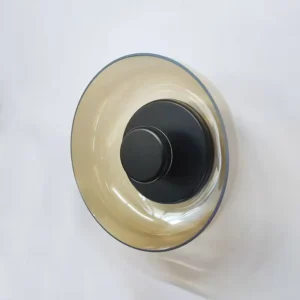 Modern Black & Gold Metal With Glass LED Wall Lamp WA1025 7