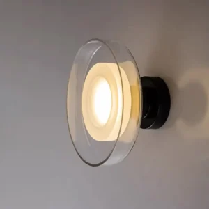 Minimalist Ring Glass Wall Lamp Bedroom Decor WA1026 4