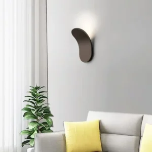 Modern Irregular Curved Metal Decor Wall Sconce WA1038 1