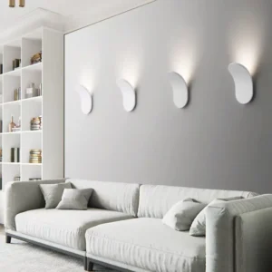 Modern Irregular Curved Metal Decor Wall Sconce WA1038 2
