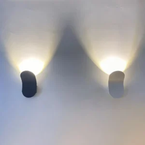 Modern Irregular Curved Metal Decor Wall Sconce WA1038 3