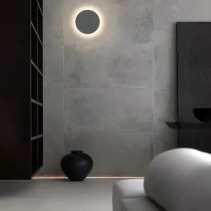 Modern Round Cement LED Wall Sconce WA1039 1