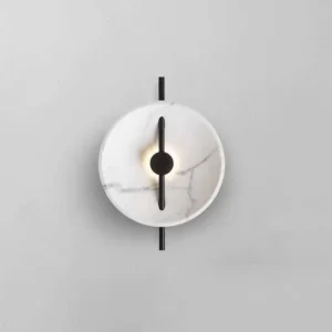 Modern Round White Resin LED Wall Lamp WA1040 4