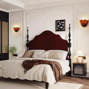 Art Deco Fluted Wavy Tulip Glass Wall Lamp WA1049 2