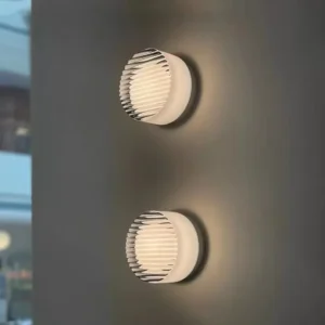Minimalist Circular Glass LED Wall Lamp WA1050 14