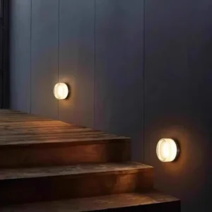 Minimalist Circular Glass LED Wall Lamp WA1050 16