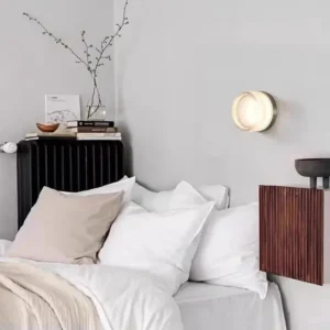 Minimalist Circular Glass LED Wall Lamp WA1050 9