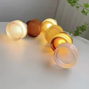 Minimalist Circular Glass LED Wall Lamp WA1050 1