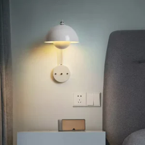 Minimalist Mushroom Metal Shade Decor Wall Sconce WA1061 1