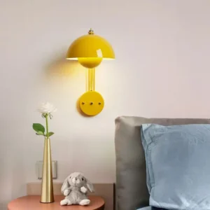 Minimalist Mushroom Metal Shade Decor Wall Sconce WA1061 4