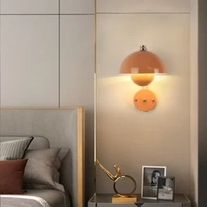 Minimalist Mushroom Metal Shade Decor Wall Sconce WA1061 5