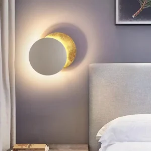 Modern Eclipse Dual Circle Metal Wall Lamp WA1065 2