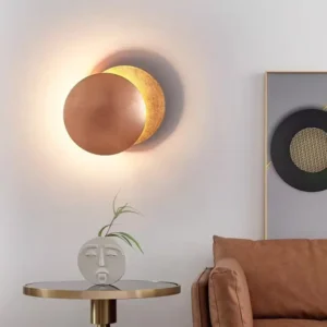 Modern Eclipse Dual Circle Metal Wall Lamp WA1065 3
