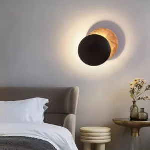 Modern Eclipse Dual Circle Metal Wall Lamp WA1065 4