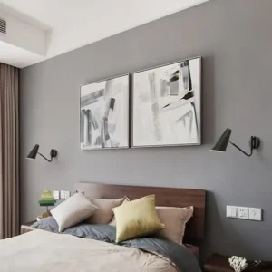 Modern Curved Arm Wall Lamp for Bedroom Bedside WA1066 2
